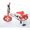 Vaikiškas dviratis Bimbo Bike 12" "MONSTER", juodas/raudonas,baltas