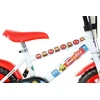 Vaikiškas dviratis Bimbo Bike 12" "MONSTER", juodas/raudonas,baltas
