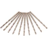 10 dalių M35 Hss kobalto grąžtų rinkinys, 3 mm metalo spiralinių grąžtų rinkinys, rankinių spiralinių grąžtų rinkinys, įrankių geležies grąžtų rinkinys, skirtas gręžti nerūdijantį plieną, aliuminį, kietą plastiką ir medieną (2,5 mm)