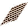 10 dalių M35 Hss kobalto grąžtų rinkinys, 3 mm metalo spiralinių grąžtų rinkinys, rankinių spiralinių grąžtų rinkinys, įrankių geležies grąžtų rinkinys, skirtas gręžti nerūdijantį plieną, aliuminį, kietą plastiką ir medieną (2,5 mm)