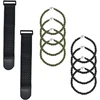 10 dviračių kelnių spaustukų rinkinys, elastingas velcro užsegimas, elastinis kulkšnies dirželis, dviračio kelnių spaustukas, dviračio spaustukas kelnėms, skirtas žvejybai, medžioklei, žygiams, važinėjimui dviračiu ir sodininkystei
