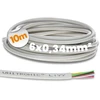 10 m duomenų kabelis Lapp 0028406 Liyy 6 x 0,34 mm² i led ilginimo laidas i litavimo kabelis plokštei i duomenų linija i signalinis kabelis 6 gyslų i valdymo kabelis