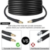 10 m ilgio aukšto slėgio žarnos prailginimo žarna, skirta karcher k serijos k2 k3 k4 k5 k6 k7 slėgio plovimo įrenginiams, "click plug" greita jungtis