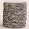 10 m Nerūdijančio Plieno Grandinėlės Papuošalams, 4x3x0.6mm, Paauksuotos/sidabruotos