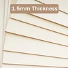 10 medinių plokščių amatams, 200x200x1.5 mm, faneros ruošiniai