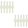 10 plastikinių atsarginių peiliukų rinkinys, 14 cm, plastikiniai atsarginiai peiliukai, žoliapjovės priedai, plastikiniai peiliukai vejapjovėms su keičiamais peiliukais