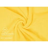 Rankšluostis 10 rankšluosčių rinkinys Betz Premium Quality, 470 g/m², saulės geltonumo: du vonios rankšluosčiai 70 x 140 cm / keturi rankšluosčiai 50 x 100 cm / du rankšluosčiai svečiams 30 x 50 cm / dvi prausimosi pirštinės 17 x 22 cm