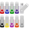 10 vnt. 16 Gb Usb 3.0 atmintinės, metalinės, juodos