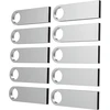 10 vnt. Usb atmintinė 8 Gb, metalinė, atspari vandeniui