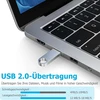 10 vnt. Usb atmintinė 8 Gb, metalinė, atspari vandeniui