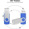 10 vnt. Usb atmintinė 8gb, mėlyna, su virvelėmis