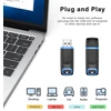 10 vnt. Usb atmintinės 128 Gb, įvairių spalvų