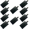 10 vnt. verslo kredito kortelės Usb atmintinės, 2gb, juodos