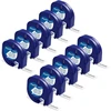 10 x 91221 baltos plastikinės 12 mm x 4 m juostelės, suderinamos su dymo letratag etikečių juostele, suderinamos su dymo etikečių juostele, plastikinė, balta etikečių juostelė, skirta letratag lt-100h lt-100t 200b xr xm