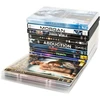100 Dvd dėklų rinkinys su 4 segtuvais