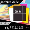 100 lapų A4 spalvoto popieriaus rinkinys, 10 spalvų, 130 g/m²