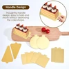 100 mini tortų padėklų rinkinys, stačiakampiai auksinio popieriaus putėsių tortų padėklai, keksiukų pagrindai, mini tortų desertų pateikimo padėklai vestuvėms, gimtadieniui, vakarėliui (l)