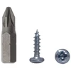 100 vnt. cinkuoti plokščiagalviai medvaržčiai 3.5x13 mm