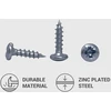 100 vnt. cinkuoti plokščiagalviai medvaržčiai 3.5x13 mm