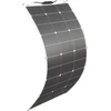 100 W saulės baterija 18 V lankstus saulės modulis monokristalinis saulės įkroviklis, skirtas ne tinklo sistemoms / salų sistemoms / nešiojamoms elektrinėms / akumuliatoriams / valtims / automobiliams / stogams / stovyklavimui lauke / įkrovimui / sodui