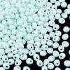 1000 stiklo karoliukų rinkinys, 4 mm, ašaros formos karoliukai apyrankėms, smulkūs karoliukai apyrankių vėrimui, karoliukai, tarpiniai karoliukai papuošalų gamybai, rankdarbiams, mėtų spalvos