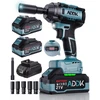 1000n.m akumuliatorinis smūginis veržliasukis 21 V 2 x 4.0 Ah akumuliatoriai bešepetinis smūginis veržliasukis 6 greičių transmisija 2600 Rpm rotacinis smūginis veržliasukis, elektrinis smūginis veržliasukis sunkvežimių automobilių padangų keitimui