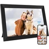 10,1 colio wifi skaitmeninis nuotraukų rėmelis su įmontuota 32 gb atmintimi, 1280 x 800 ips lcd jutikliniu ekranu, automatiniu pasukimu ir garso funkcija, lengvas ir greitas nuotraukų bei vaizdo įrašų bendrinimas