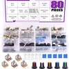 105 vnt. Potenciometrų rinkinys: B10k, B50k, B100k, B500k