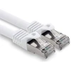 1.0m - balta - 1 vnt. Cat.7 tinklo kabelis Lan Ethernet patch kabelis S-ftp Lszh Pimf 10gb s Rj45 kištukas Cat6a