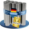10x neodimio galios magnetas sidabrinis itin stiprus ilgas skersmuo 6 x 30 mm ilgi stiprūs magnetai super magnetas klijų jėga apytiksl. 1,7kg magnetai skirti lentai, skelbimų lentai, magnetinei lentai, dirbtuvėms