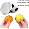 12 mini futbolo kamuolių rinkinys, pripučiami putplasčio kamuoliai, mini sportiniai kamuoliai, putplasčio teniso kamuoliukai vaikams treniruotėms, minkšti putplasčio teniso kamuoliukai, vaikams ir suaugusiems futbolo vakarėliui