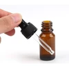 12 x 10ml Gintarinio Stiklo Buteliukai su Lašintuvu