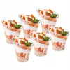 12x Mini desertinės taurės užkandžiams, rinkinys