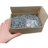 (1300 vnt. pakuotė) Cinkuoti plieno 4.0 x 20mm medsraigčiai metaliniai varžtai modifikuota santvaros galvutė savaime įsisriegiantys (1300, 4.0 x 20mm)