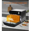 14l mini orkaitė-gruzdintuvė universali 1800w airfryer xxl su langu, 11-in-1 orkaitė maksimali temperatūra 210°c jutiklinis ekranas, karšto oro gruzdintuvė mini orkaitė su 7 priedais ir receptų knyga