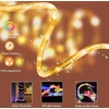 15 m led vamzdinės girliandos lauko maitinimo spalvingos lauko girliandos šviesos vamzdis 132 režimai ip68 atsparus vandeniui šviesos vamzdis lauko su rgb nuotolinio valdymo pulteliu vidaus kambario terasos sodo balkono dekoravimui