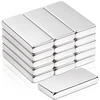 16 magnetų rinkinys, stiprūs, 20 x 10 x 3 mm neodimio magnetai itin stiprūs, magnetai magnetinei lentai, itin stiprūs retųjų žemių magnetai, stačiakampiai magnetai virtuvės spintelei, biurui, baltajai lentai