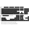163 klavišų wob klavišų dangtelių cherry profilio doubleshot klavišų dangtelių rinkinys, tinkantis iso ansi 95% 75% 65% 60% mechaninei klaviatūrai cherry mx gateron jungikliai