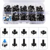 180 jungiklių rinkinys, skirtas tact push micro switch smd arduino