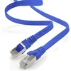 1attack.de 15 m - mėlyna - 1 vnt Cat.7 gigabitinis ethernet Lan plokščias kabelis (rj45) tinklo kabelis, neapdorotas kabelis (10 Gbit/s) instaliacinis kabelis plonas suderinamas su Cat.5 - Cat.5e - Cat.6