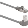 Šakotuvas 1attack.de Cat.6 Patch tinklo kabelis (sftp Pimf) 1000mbit/s Rj 45, 90 laipsnių kampo jungtis, suderinama su Cat5 Cat5e Cat6 Cat6a Cat7 Cat7a Cat8
