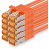 1attack.de Cat.7 tinklo kabelis Cat7 ethernet kabelis patch kabelis tinklo Lan kabelis Cat.7 neapdorotas kabelis 10 gb/s (sftp pimf lszh) rinkinys su rj45 jungtimi cat.6a