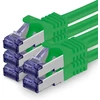 1attack.de Cat.7 tinklo kabelis, Cat7 Poe+ ethernet kabelis, tinklo / interneto / Dsl / modemo / maršrutizatoriaus / šakotuvo patch kabelis, Lan kabelis, neapdorotas kabelis, 10 Gb/s (sftp Pimf), rinkinys: patch kabelis su Rj 45 jungtimi, Cat.6a