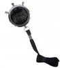 1pc metalinis elektroninis chronometras, atsparus vandeniui, rankinis Lcd skaitmeninis chronografas
