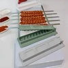 2 kebabų gaminimo rinkinys, bbq mėsos iešmelių mašina, daugkartinio naudojimo kebabų presas, grilis virtuvei, grilio dalių priedai, žalias