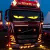 2 led akių rinkinys sunkvežimiams ir automobiliams, velnio akių lemputė automobiliams, lankstus programuojamas led ekranas verslui, led užrašų šviesos reklama personalizuotas šviesos ženklas (2 x 35 x 10 cm)