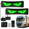 2 led akių rinkinys sunkvežimiams ir automobiliams, velnio akių lemputė automobiliams, lankstus programuojamas led ekranas verslui, led užrašų šviesos reklama personalizuotas šviesos ženklas (2 x 35 x 10 cm)