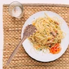 2 medinių šaukštų makaronams rinkinys, 32 cm / 12.6 colio, pakabinamas šaukštas spagečiams, samtis makaronams su dantukais, spagečių žnyplės spagečių koštuvui, kiaurasamtis makaronams, makaronų serviravimo įrankis spagečių koštuvui