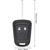 2 mygtukų automobilio rakto korpusas Vauxhall, Buick Astra Insignia