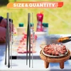 2 nerūdijančio plieno gaminimo pincetų rinkinys, 30 cm virtuvės pincetų rinkinys, profesionalūs virtuvės pincetai, preciziški dantyti pincetai Bbq, stovyklavimui, remontui, patiekimui, gaminimui, kepimui